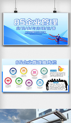 企业管理宣传栏展板设计图片-企业管理宣传栏展板素材
